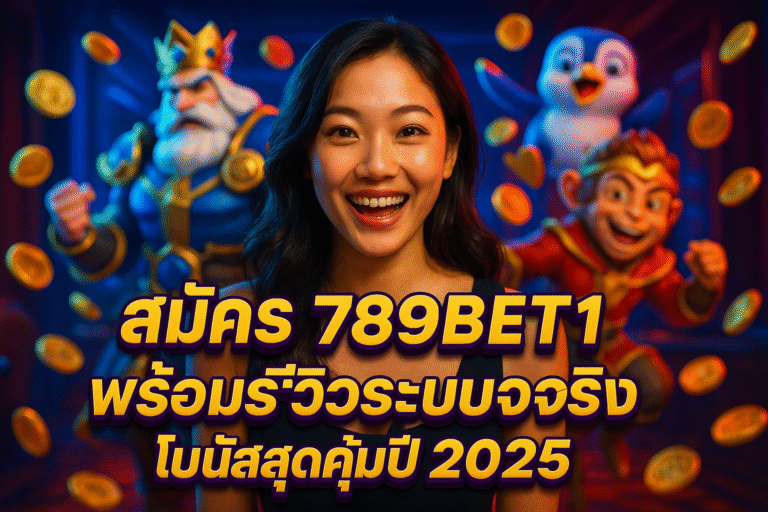 สมัคร 789BET1 พร้อมโบนัสสุดคุ้มปี 2025