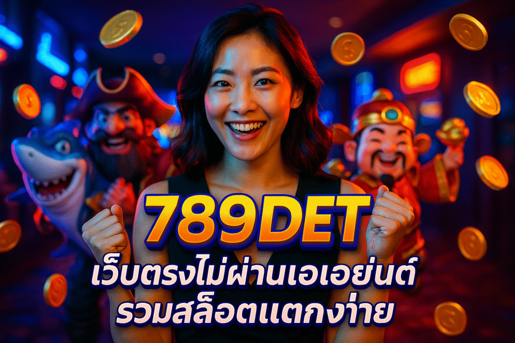 รีวิว 789DET เว็บตรงไม่ผ่านเอเย่นต์ รวมสล็อตแตกง่าย